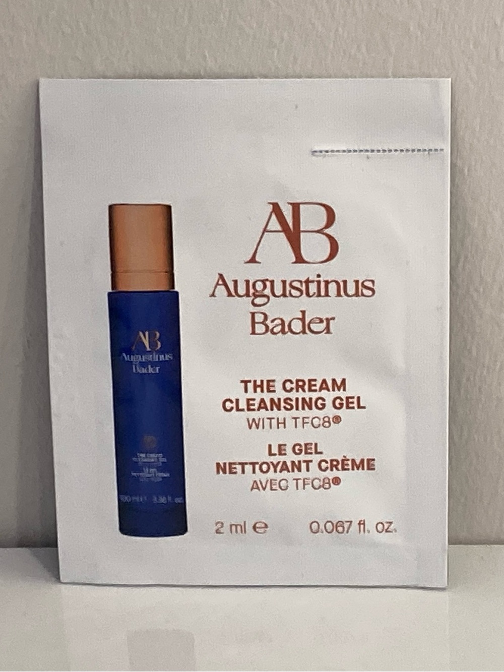5/$25 Augustinus Bader The Cream Cleansing Gel Sample 2ml